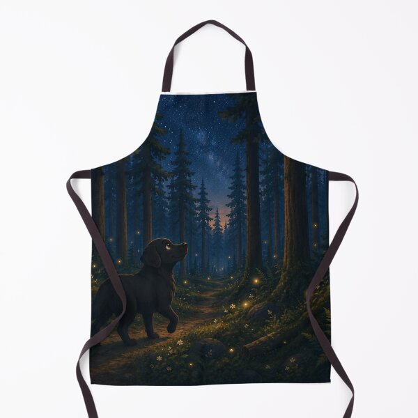 Item preview, Whispering Trees – Black Labrador in an Enchanted Forest designed and sold by Goodthingstree.