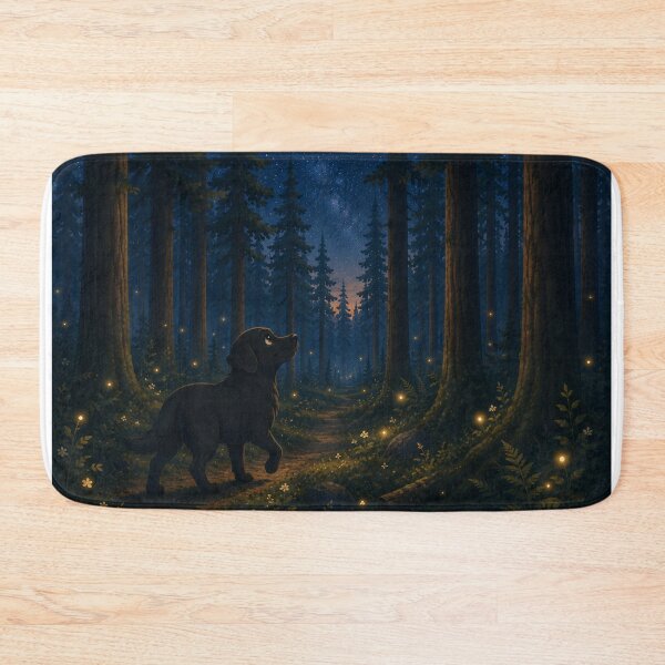 Item preview, Whispering Trees – Black Labrador in an Enchanted Forest designed and sold by Goodthingstree.