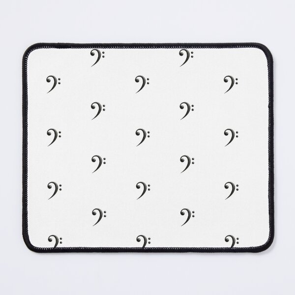 Item preview, Minimalist Bass Clef Music Symbol Art designed and sold by Inka Moon Design.