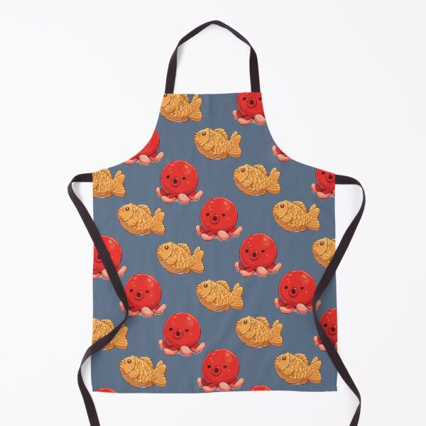 Item preview, Cute Octopus and Taiyaki Japanese Food Pattern 4 designed and sold by SimplePoDesign.