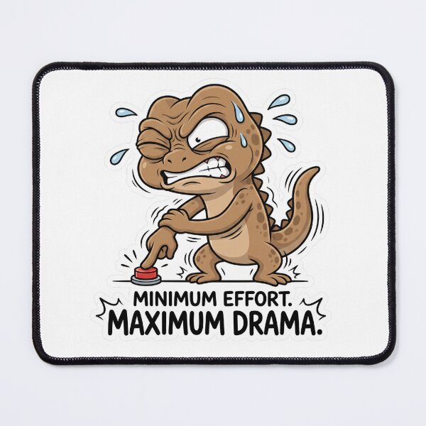 Item preview, Minimum Effort Maximum Drama Funny Work Humor designed and sold by CreativeArtisanPrints Shop.