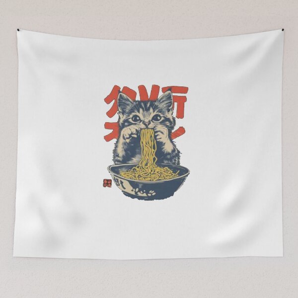 Item preview, Japanese Noodle Cat - Ramen Cat designed and sold by Gbriel3.