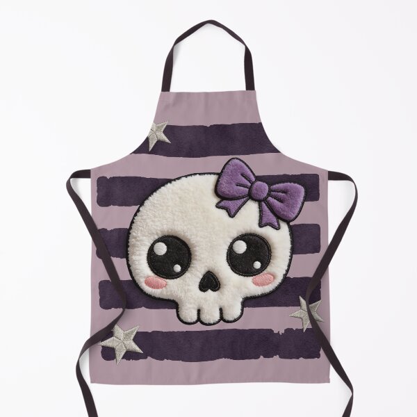 Item preview, Coquette Skull Patch Aesthetic Bow Spooky Cute designed and sold by thelexiverse.