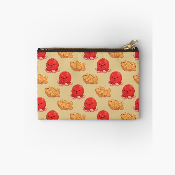 Item preview, Cute Octopus and Taiyaki Japanese Food Pattern 5 designed and sold by SimplePoDesign.