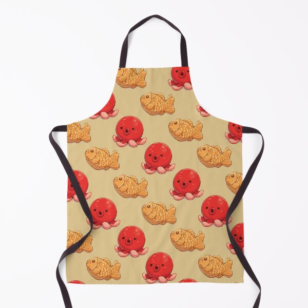 Item preview, Cute Octopus and Taiyaki Japanese Food Pattern 5 designed and sold by SimplePoDesign.