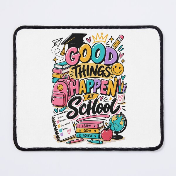 Item preview, Good Things Happen at School | Positive Back to School Student Shirt designed and sold by Sunday.Supply.