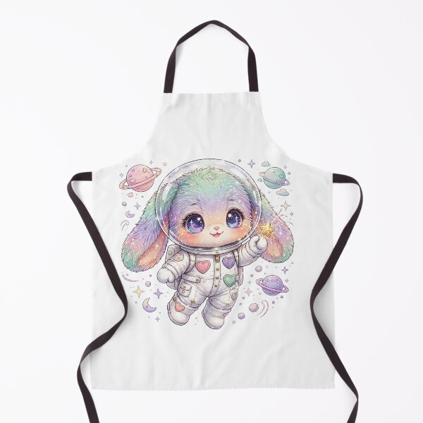 Item preview, Kawaii Galaxy Bunny Astronaut - Pastel Space Magic designed and sold by PrettyCrypt.
