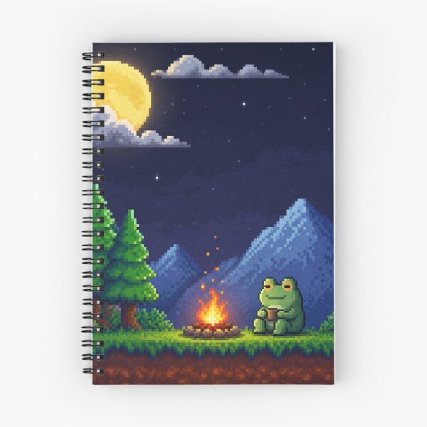 Item preview, Pixel Frog at His Save Point designed and sold by Nol1ytv.