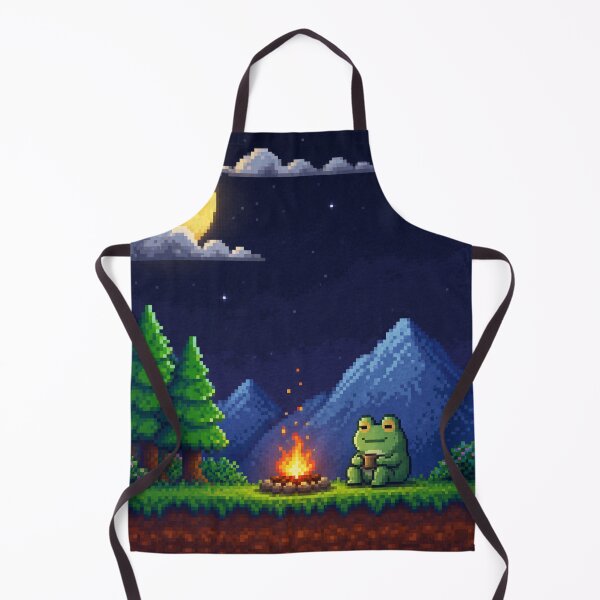 Item preview, Pixel Frog at His Save Point designed and sold by Nol1ytv.