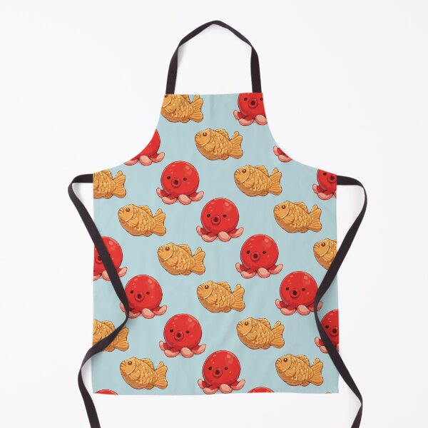 Item preview, Cute Octopus and Taiyaki Japanese Food Pattern 7 designed and sold by SimplePoDesign.
