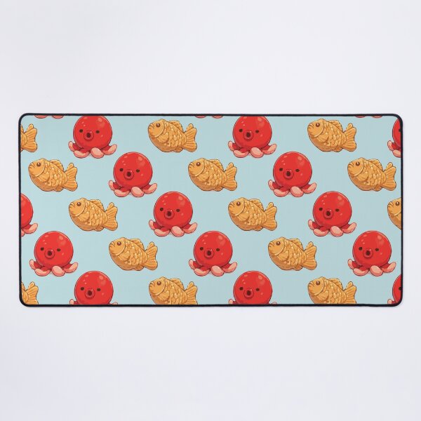 Item preview, Cute Octopus and Taiyaki Japanese Food Pattern 7 designed and sold by SimplePoDesign.
