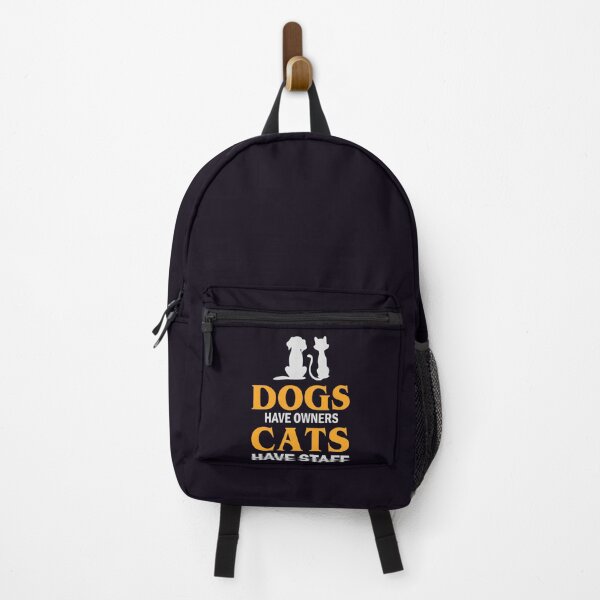 Item preview, Dogs Have Owners, Cats Have Staff – Funny Pet Quote designed and sold by JanuszJarowicz.
