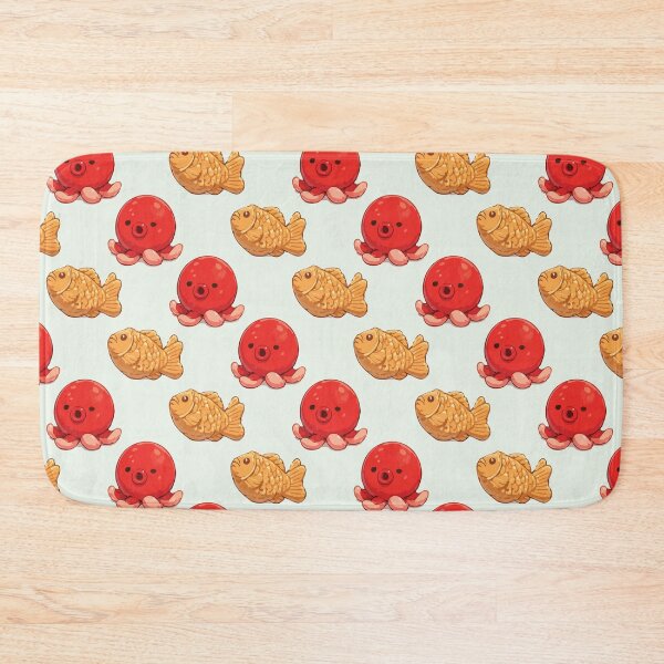 Item preview, Cute Octopus and Taiyaki Japanese Food Pattern 8 designed and sold by SimplePoDesign.