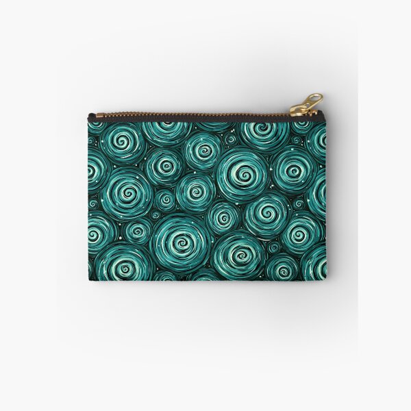 Item preview, Deep Teal Concentric Swirls Abstract designed and sold by Piotrek0001.