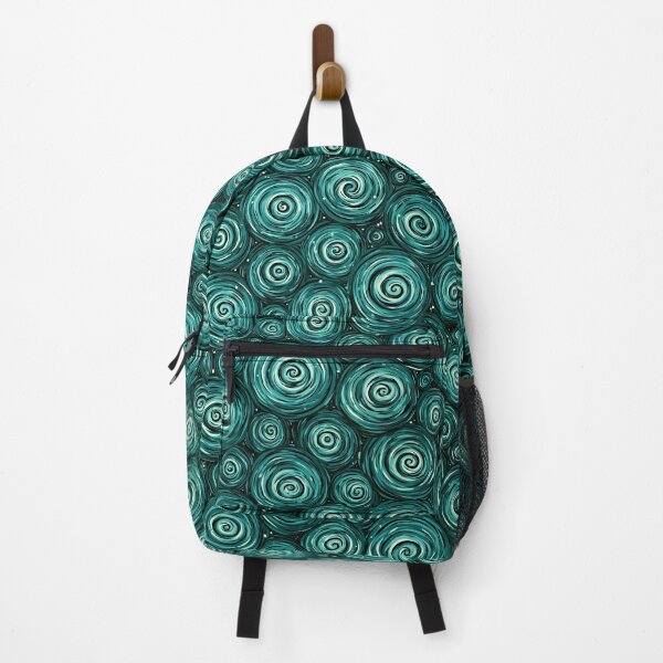 Item preview, Deep Teal Concentric Swirls Abstract designed and sold by Piotrek0001.