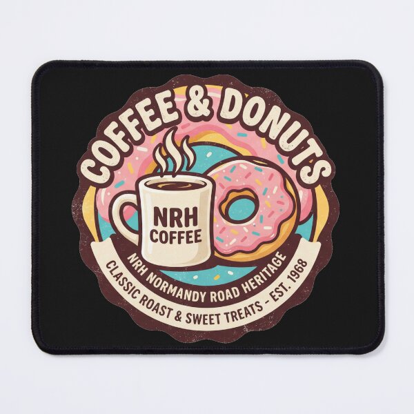 Item preview, Vintage Coffee And Donuts Retro Diner Sign designed and sold by Normandy Road Heritage.