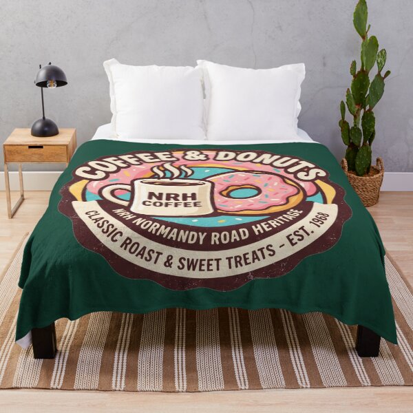 Item preview, Vintage Coffee And Donuts Retro Diner Sign designed and sold by Normandy Road Heritage.