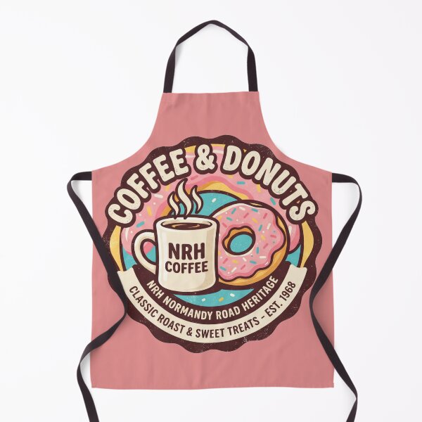 Item preview, Vintage Coffee And Donuts Retro Diner Sign designed and sold by Normandy Road Heritage.