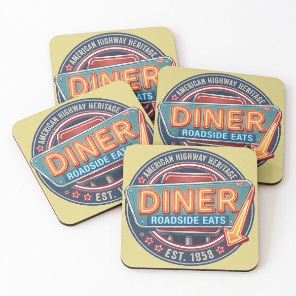 Item preview, American Highway Heritage Diner Roadside Eats designed and sold by Normandy Road Heritage.
