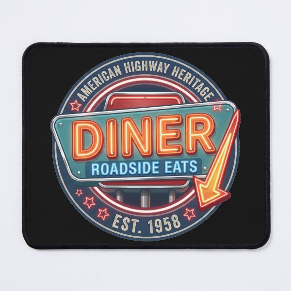 Item preview, American Highway Heritage Diner Roadside Eats designed and sold by Normandy Road Heritage.
