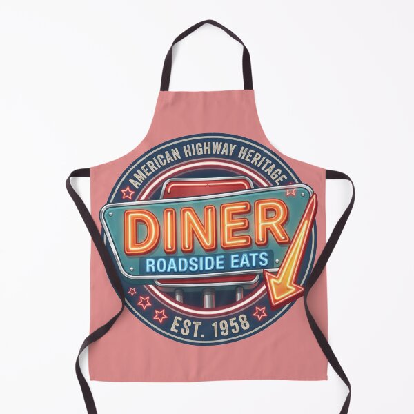 Item preview, American Highway Heritage Diner Roadside Eats designed and sold by Normandy Road Heritage.