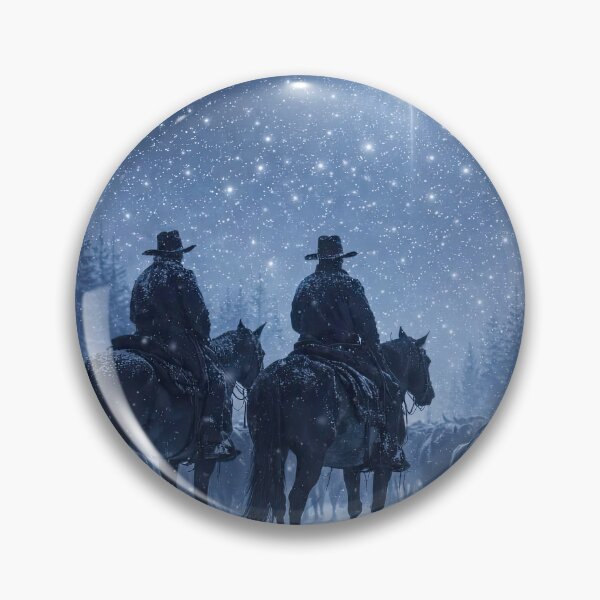 Item preview, Christmas Cowboys Under Starry Winter Sky Cattle Drive designed and sold by Stephanie Laird.