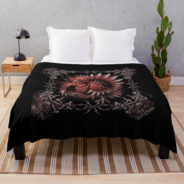 Item preview, Demonic Turkey Barbed Wire Skull Border Deathcore Art designed and sold by Enea Kelo.