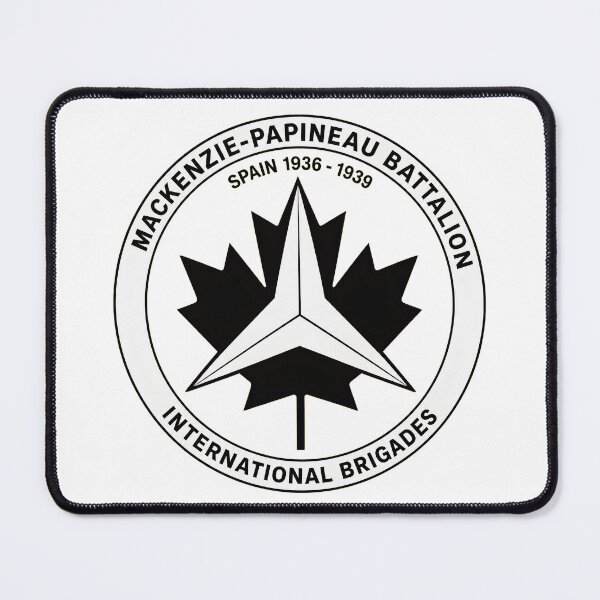 Item preview, Mackenzie Papineau Battalion International Brigades Antifascist Emblem Print designed and sold by PinUpPizzazz.