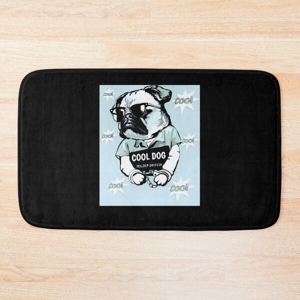 Item preview, Cool Dog Pug Mugshot Funny Bad Boy Glasses Shirt designed and sold by Funnygiftsstudio .