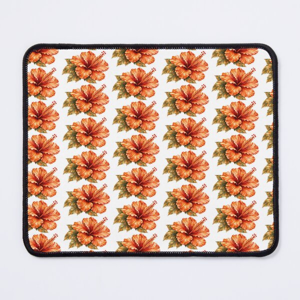 Item preview, Rustic Orange Hibiscus | Earthy Autumn Watercolor designed and sold by Nolmo.