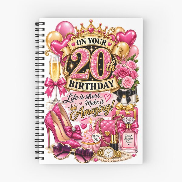 Item preview, 20th Birthday – Life Is Short, Make It Amazing designed and sold by Clothes With Smiling Animals Walt Gral.