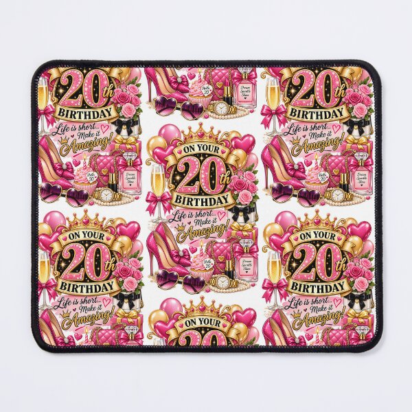 Item preview, 20th Birthday – Life Is Short, Make It Amazing designed and sold by Clothes With Smiling Animals Walt Gral.