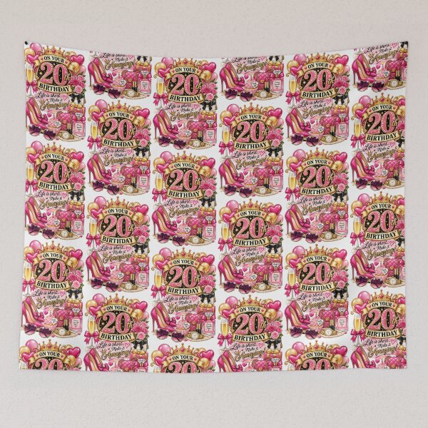 Item preview, 20th Birthday – Life Is Short, Make It Amazing designed and sold by Clothes With Smiling Animals Walt Gral.