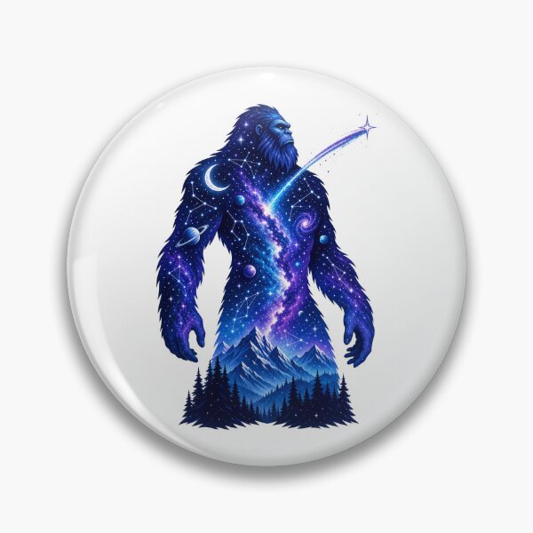 Artikelvorschau, Himmlischer kosmischer Sasquatch entworfen und verkauft von Wild Creative Art.