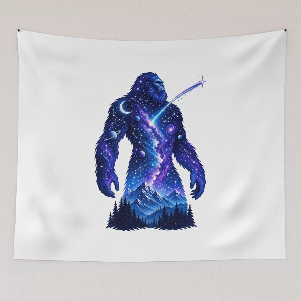 Item preview, Celestial Cosmic Sasquatch designed and sold by Wild Creative Art.