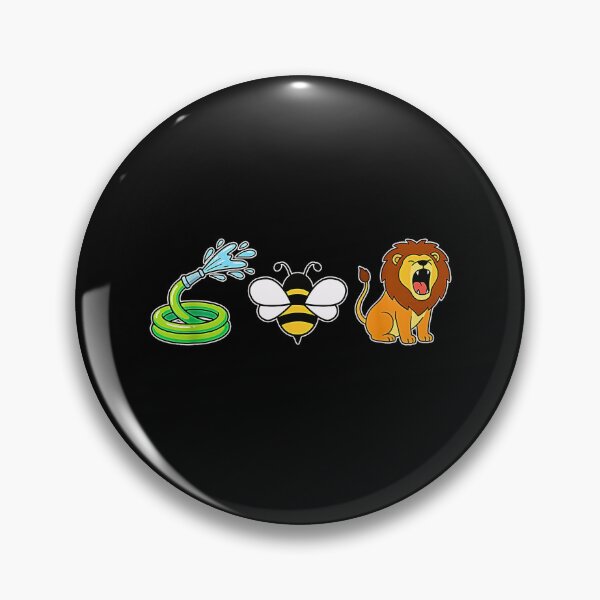Item preview, Hose Bee Lion Icons Retro Funny Hoes Be Lying Pun Intended  designed and sold by NinigFox.