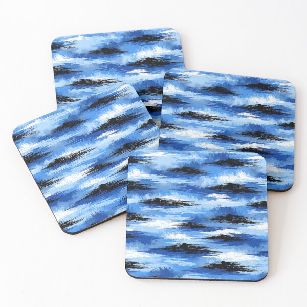 Item preview, Blue and Black Cloud Ripple Pattern designed and sold by Piotrek0001.