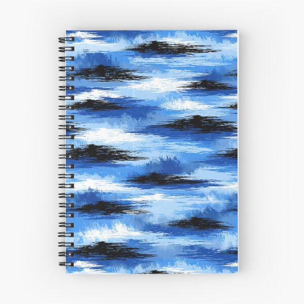 Item preview, Blue and Black Cloud Ripple Pattern designed and sold by Piotrek0001.