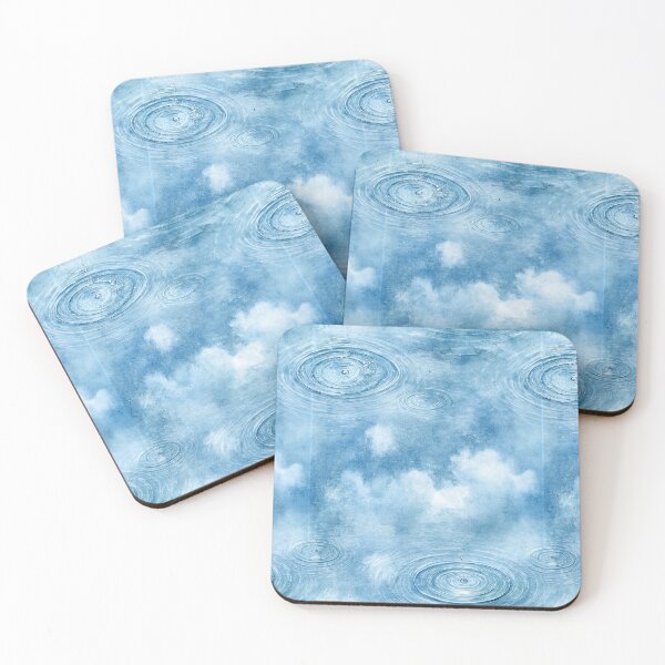 Item preview, Soft Blue Sky Water Surface Art designed and sold by Piotrek0001.