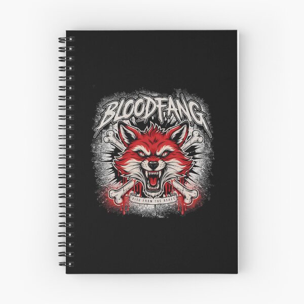 Item preview, Bloodfang Snarling Red Fox Crossbones Deathcore Graphic designed and sold by Enea Kelo.