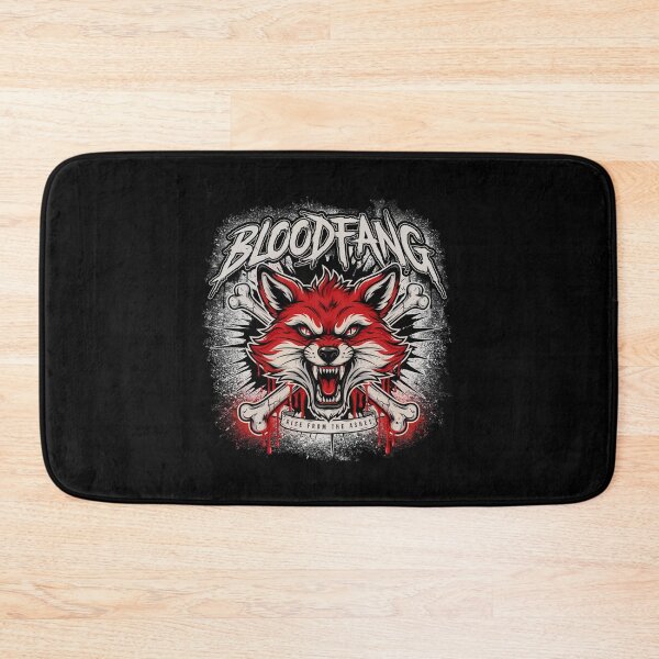 Item preview, Bloodfang Snarling Red Fox Crossbones Deathcore Graphic designed and sold by Enea Kelo.