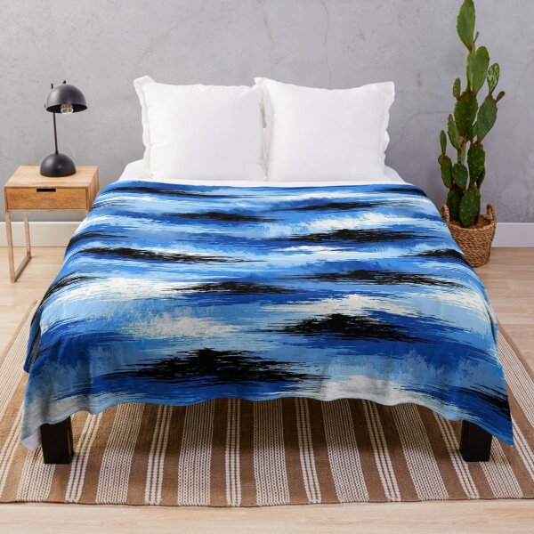 Item preview, Blue and Black Cloud Ripple Pattern designed and sold by Piotrek0001.