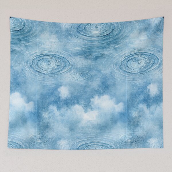 Item preview, Soft Blue Sky Water Surface Art designed and sold by Piotrek0001.