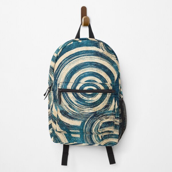 Item preview, Beige and Teal Concentric Circle Design designed and sold by Piotrek0001.