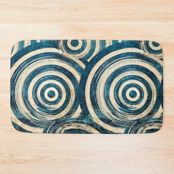 Item preview, Beige and Teal Concentric Circle Design designed and sold by Piotrek0001.