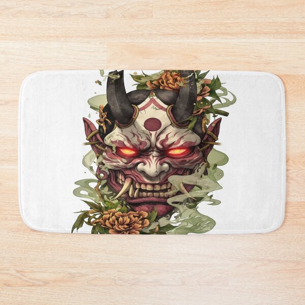 Item preview, Floral Oni with Emerald Spirit Smoke designed and sold by SquareSign.