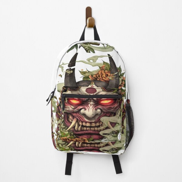 Item preview, Floral Oni with Emerald Spirit Smoke designed and sold by SquareSign.