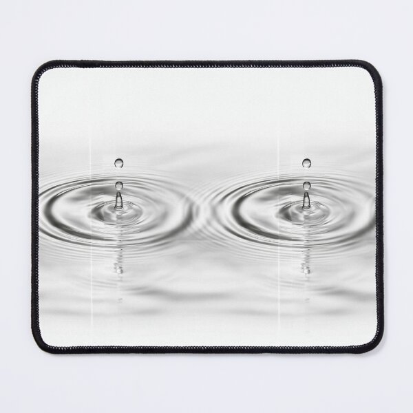 Item preview, Pure White Liquid Drop Ripple Effect designed and sold by Piotrek0001.