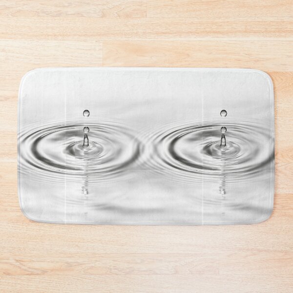 Item preview, Pure White Liquid Drop Ripple Effect designed and sold by Piotrek0001.