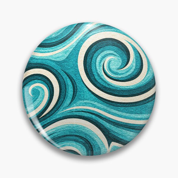 Item preview, Turquoise Swirl Fluid Abstract Design designed and sold by Piotrek0001.